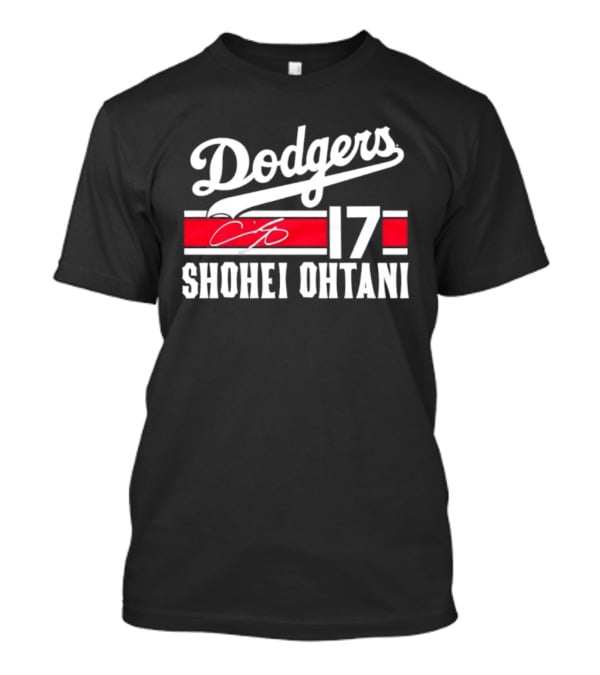 Dodgers Shohei Ohtani 17 Signature T-Shirt