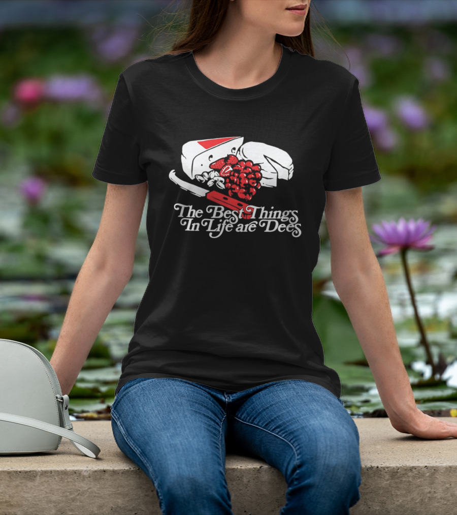 The Best Things In Life Are Dees Cheese And Fruit Comedy T-Shirt