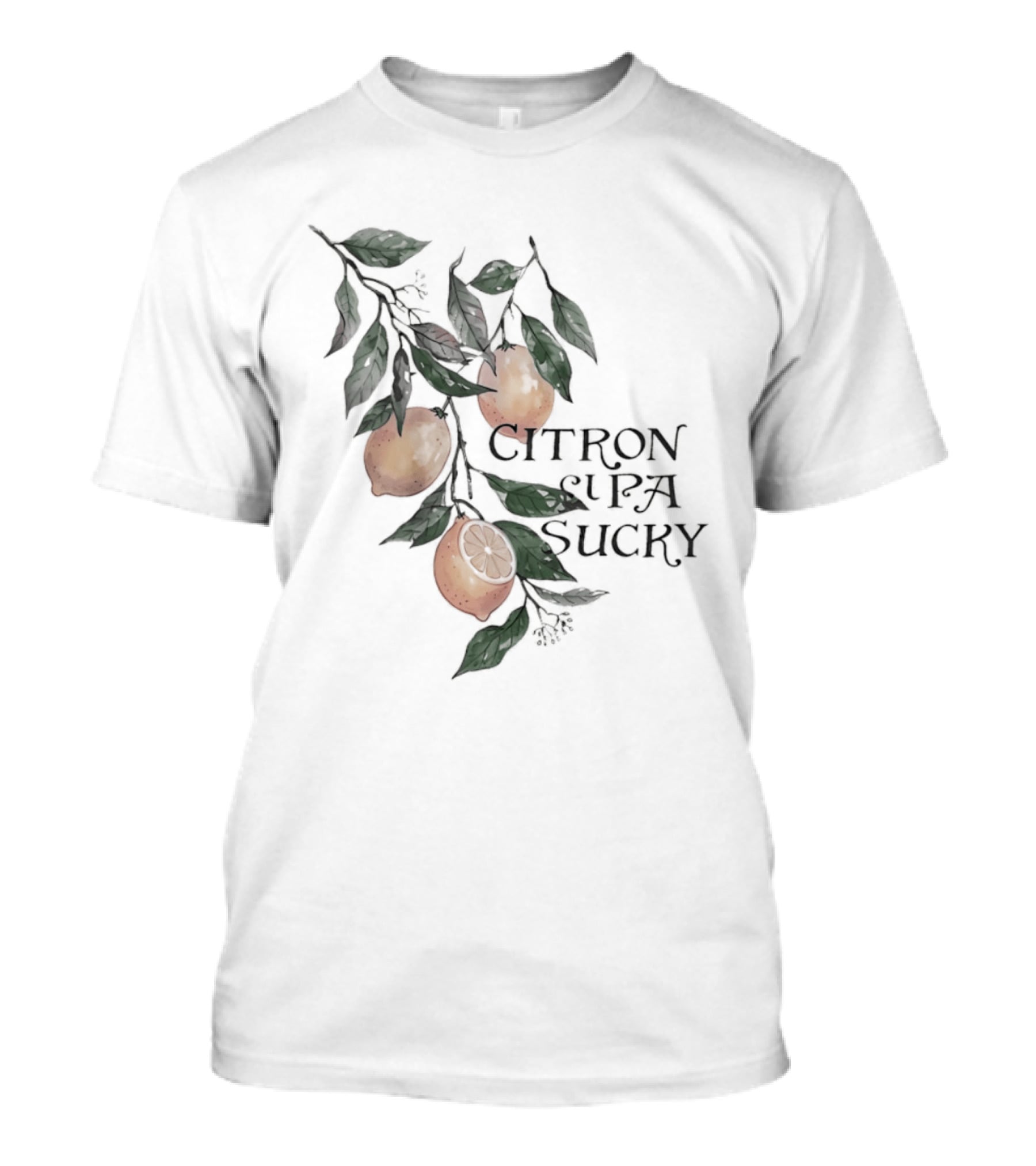 Citron Si Pa Sucky Lemon Botanical Citrus T-Shirt
