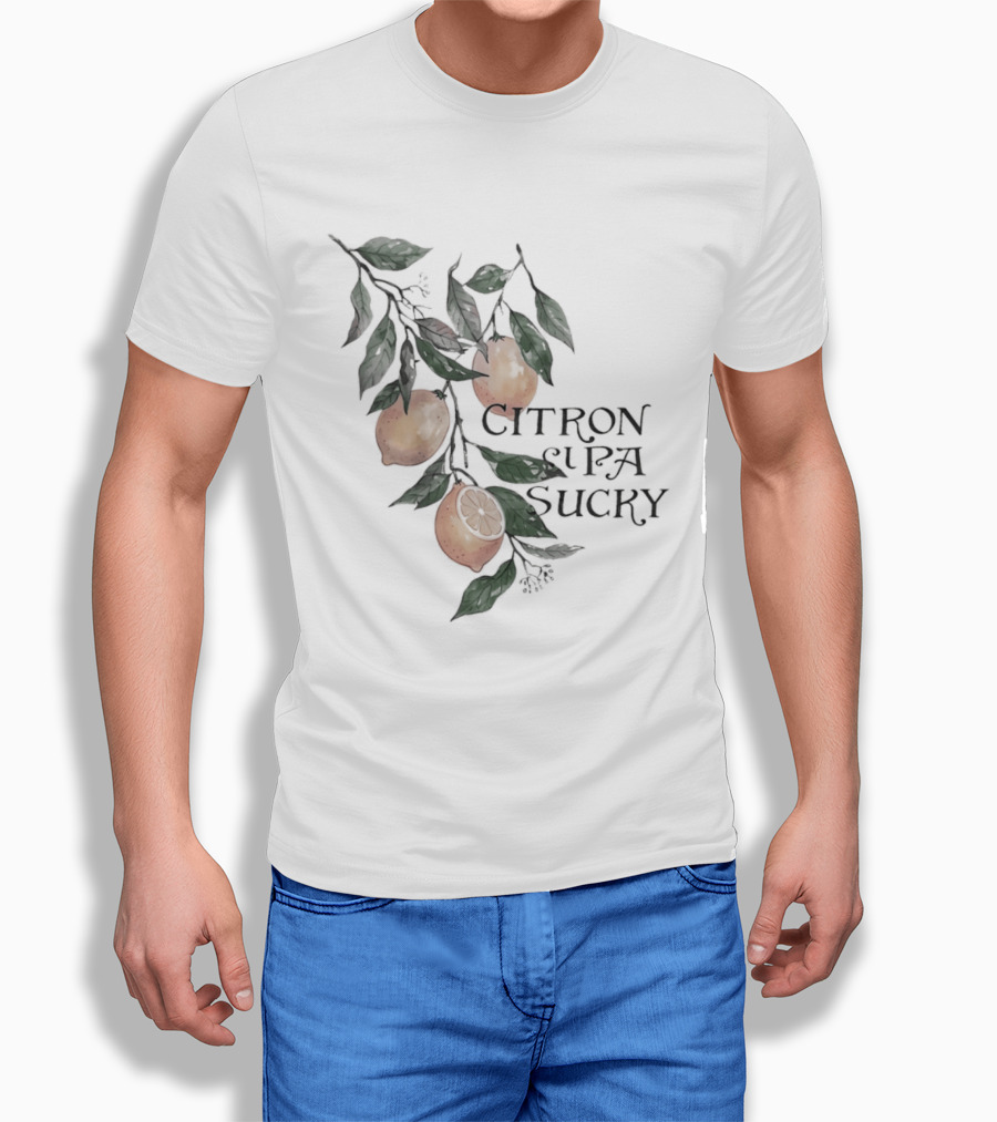 Citron Si Pa Sucky Lemon Botanical Citrus T-Shirt