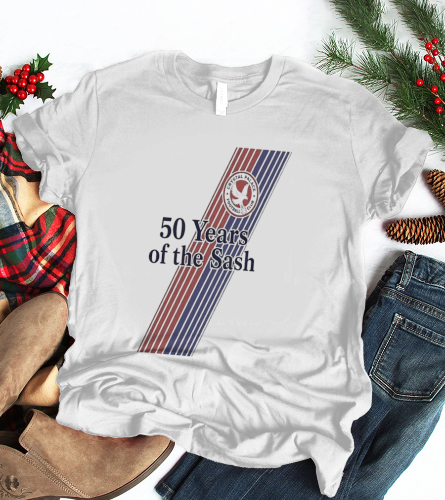 Crystal Palace 50 Years Of The Sash Anniversary Celebration T-Shirt