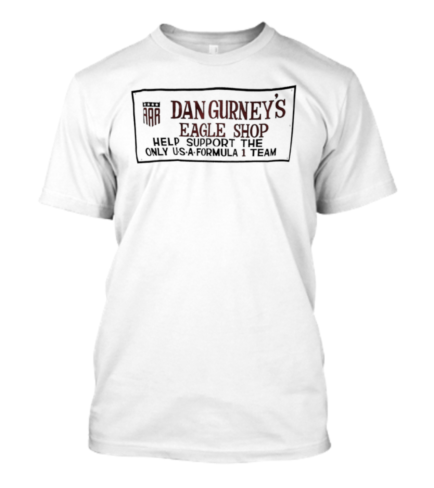 Dan Gurney's Eagle Shop Support Only USA Formula 1 Team T-Shirt