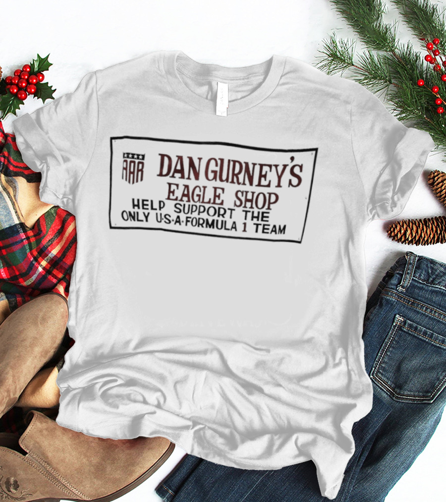 Dan Gurney's Eagle Shop Support Only USA Formula 1 Team T-Shirt