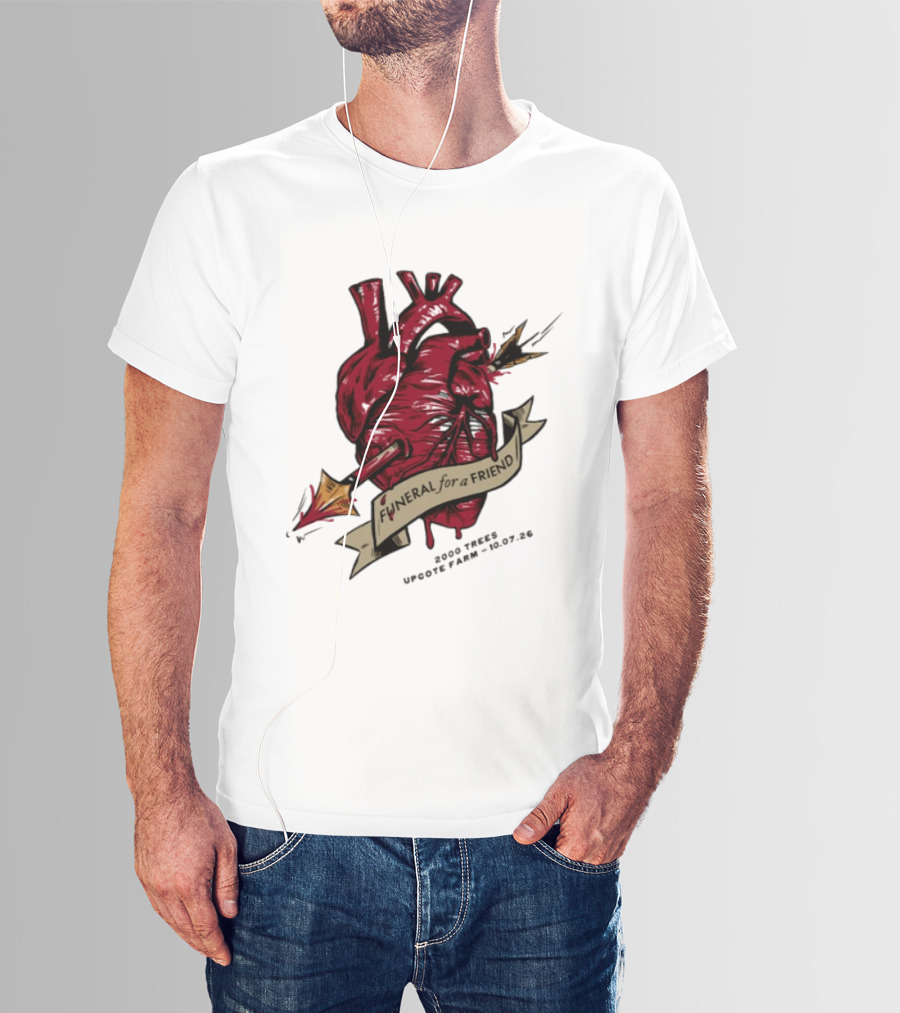 Funeral For A Friend Heart 2008 Those Upon Hope 25.02.08 T-Shirt