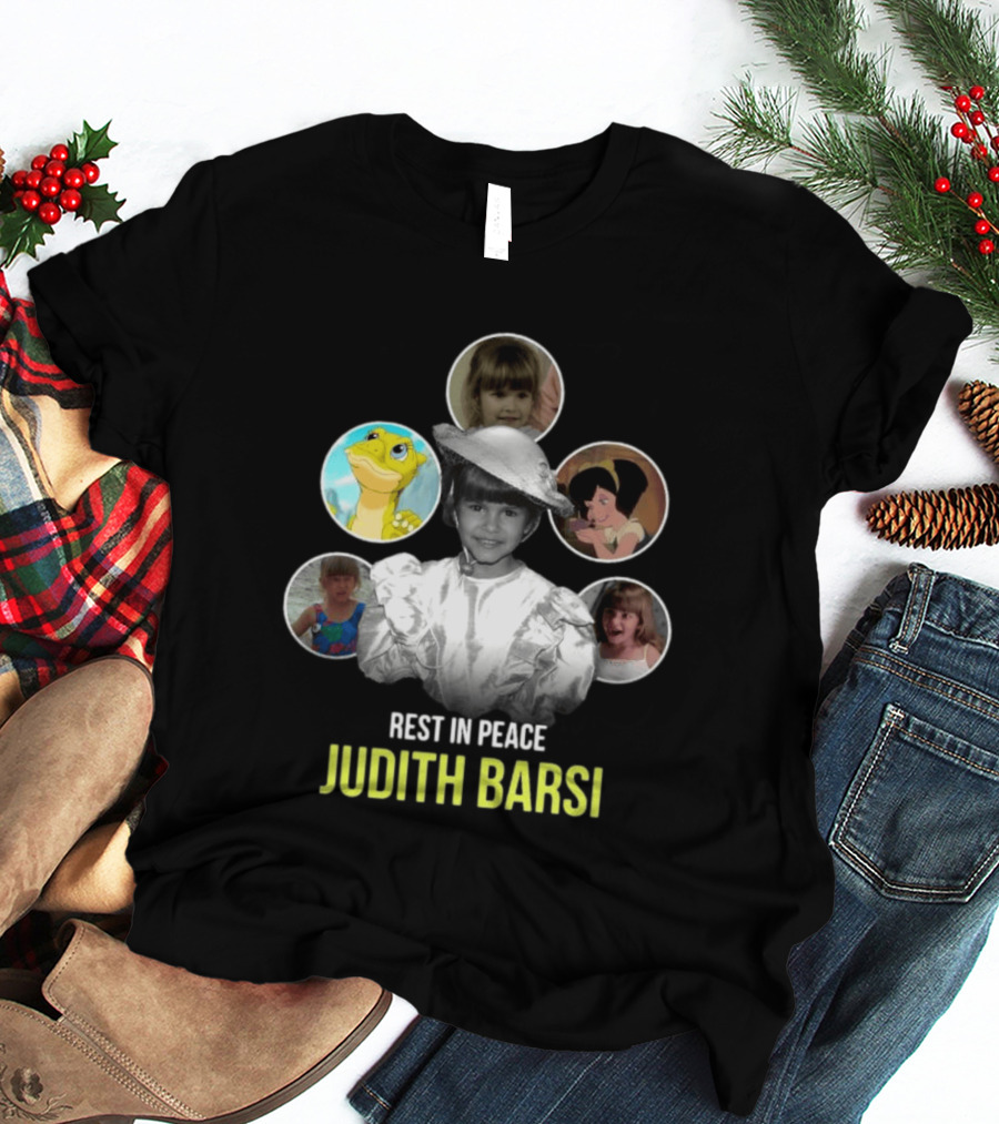 Rest In Peace Judith Barsi Tribute With Memorable Childhood Images T-Shirt