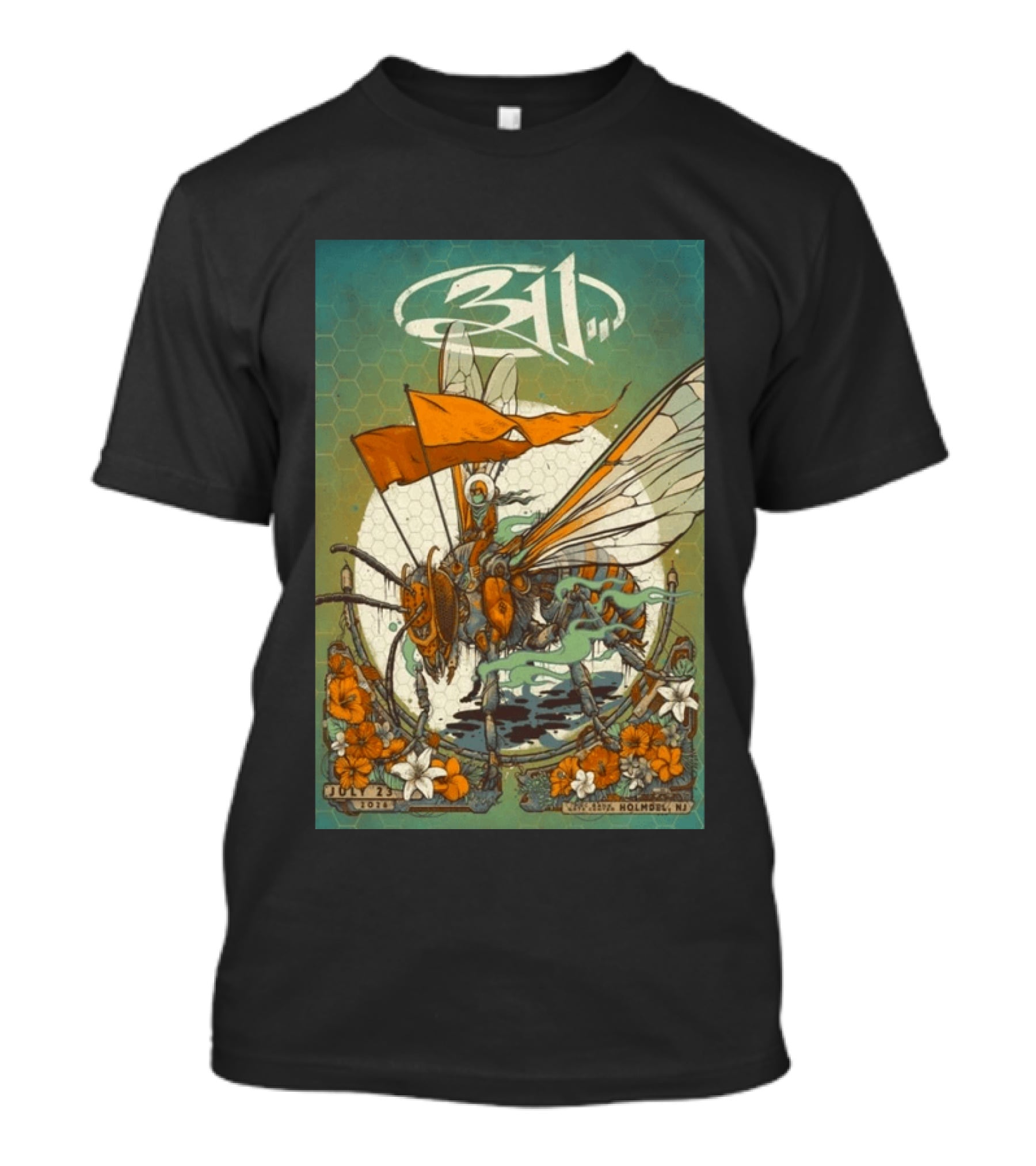 311 PNC Bank Arts Center July 23 2026 New Jersey Concert T-Shirt