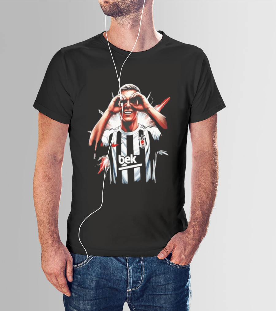 Beşiktaş JK Beko Football Player Celebration T-Shirt