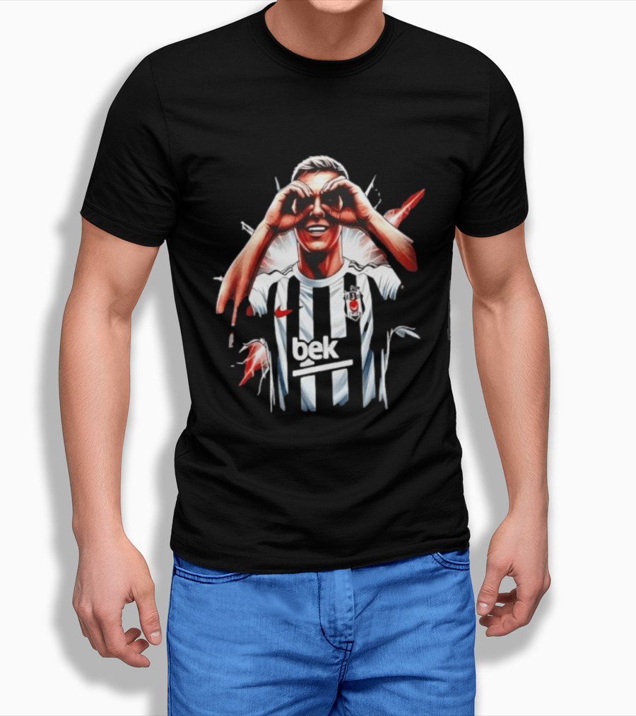 Beşiktaş JK Beko Football Player Celebration T-Shirt