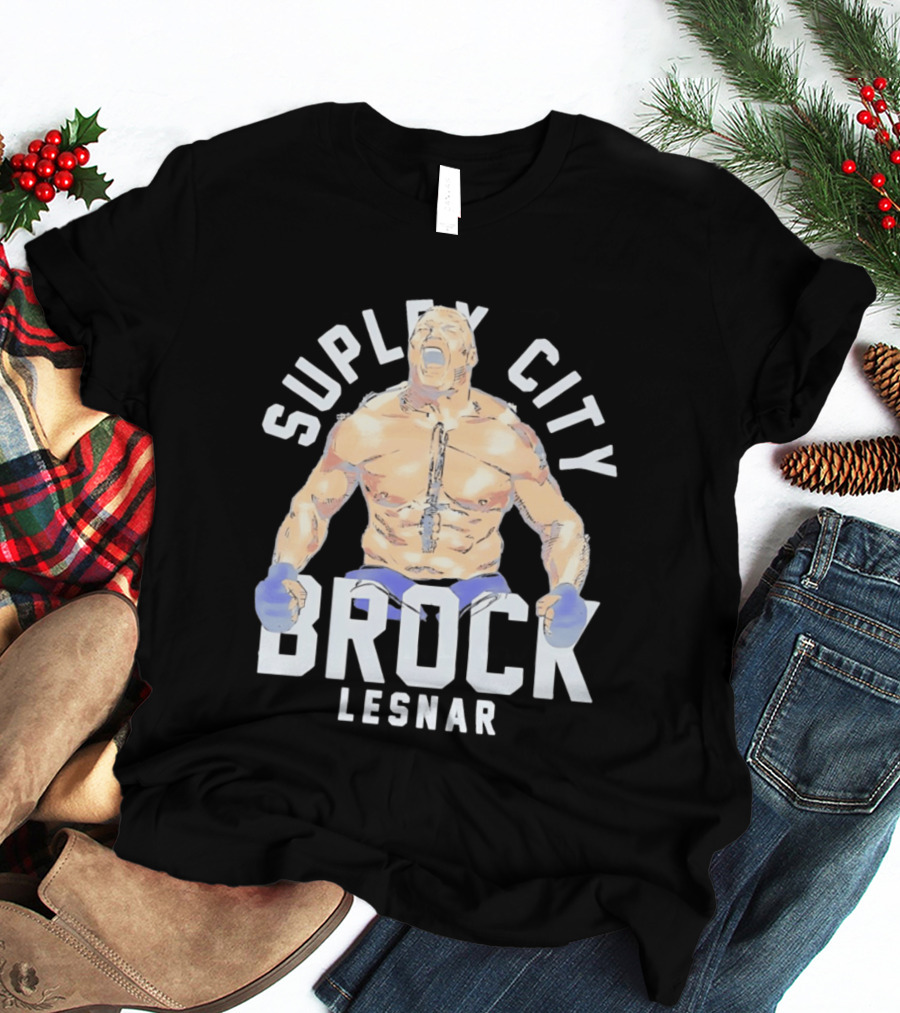 Brock Lesnar Suplex City The Beast Incarnate WWE Wrestling T-Shirt