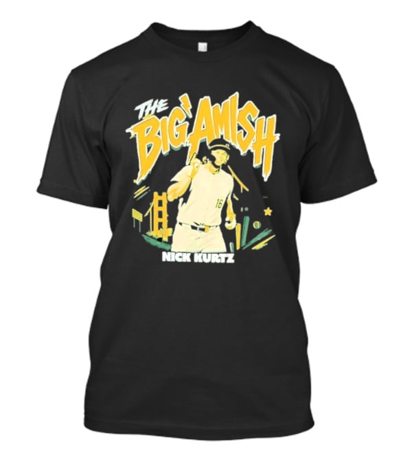 Nick Kurtz Athletics Baseball The Big Amish Sports T-Shirt