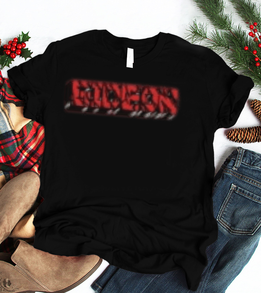 Gideonal Store Til The Wheels Fall Off Red Block With Black T-Shirt