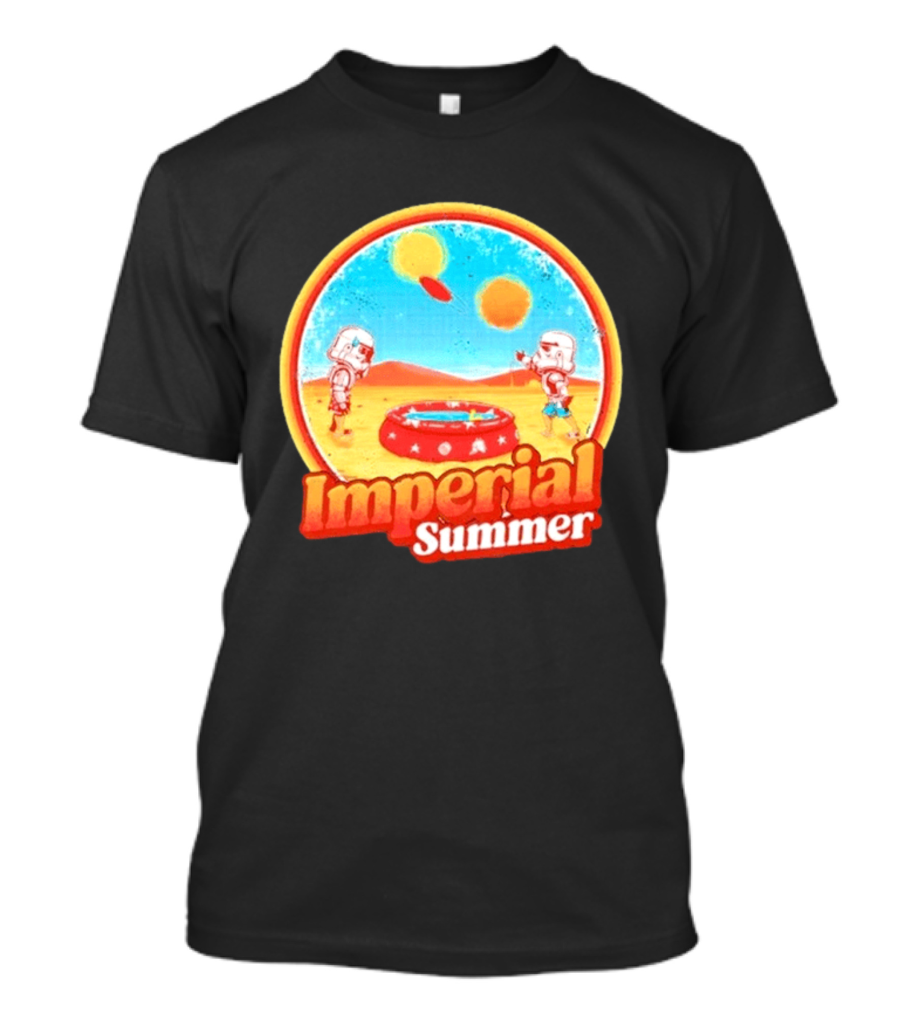 Summer Fun Star Wars Stormtrooper Imperial Beach Scene T-Shirt