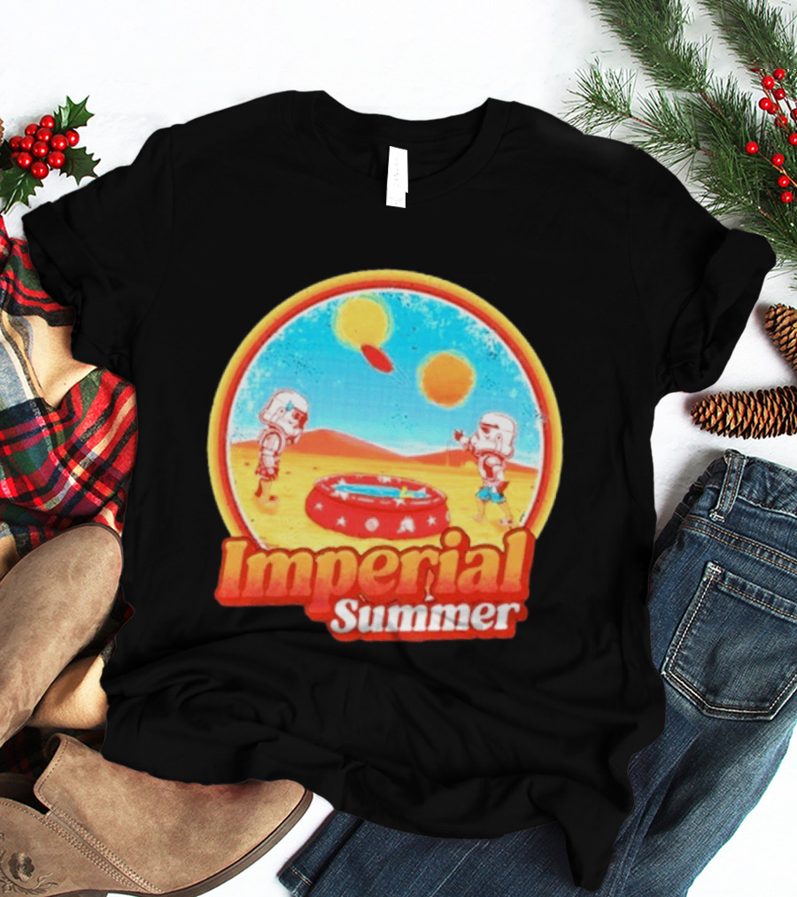 Summer Fun Star Wars Stormtrooper Imperial Beach Scene T-Shirt