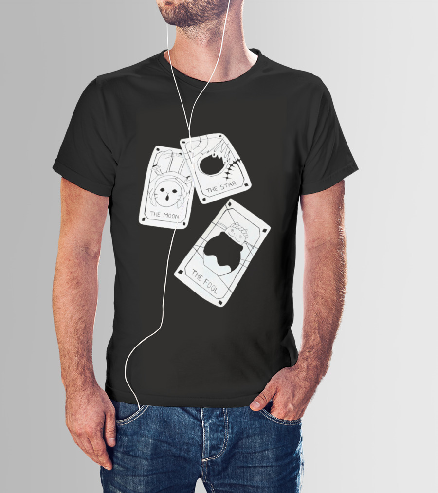 Studio Ghibli Tarot Cards The Moon The Star The Fool Collection T-Shirt