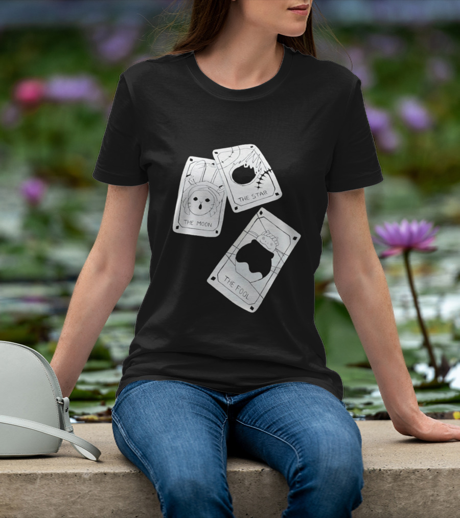 Studio Ghibli Tarot Cards The Moon The Star The Fool Collection T-Shirt