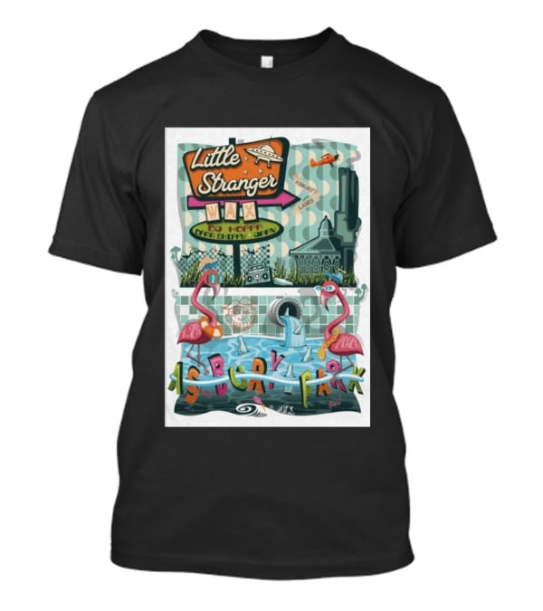 Little Stranger Asbury Park NJ Asbury Lanes DJ HOPPA WAX 7 25 2026 Flamingos T-Shirt