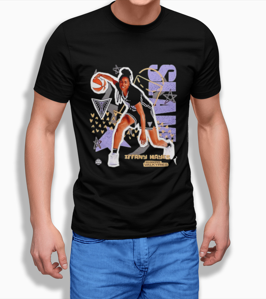 Tiffany Hayes Golden State Valkyries Basketball WNBA 15 T-Shirt