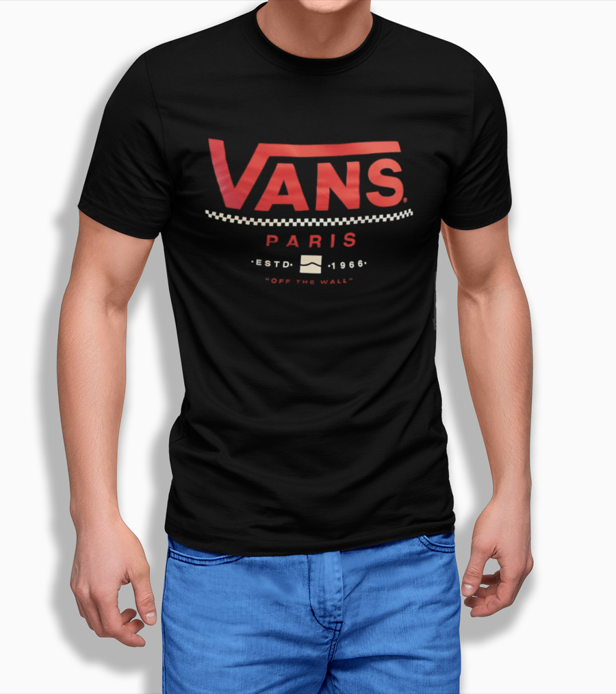 Vans Paris Estd 1966 Off The Wall T-Shirt