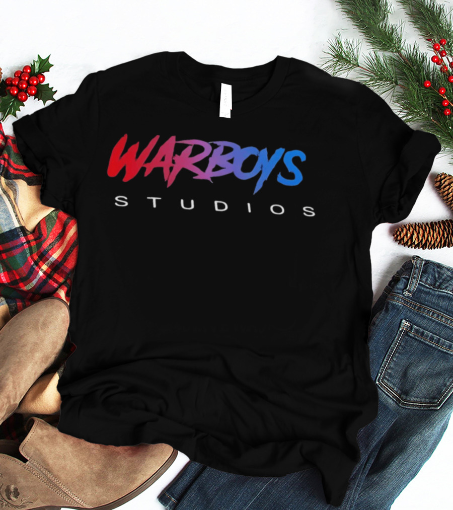 Warboys Studios Red And Blue Branding T-Shirt