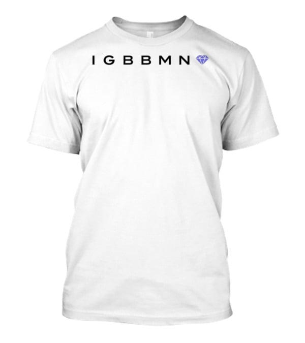 IGBBMN Diamond Minimalist Blue Gem T-Shirt