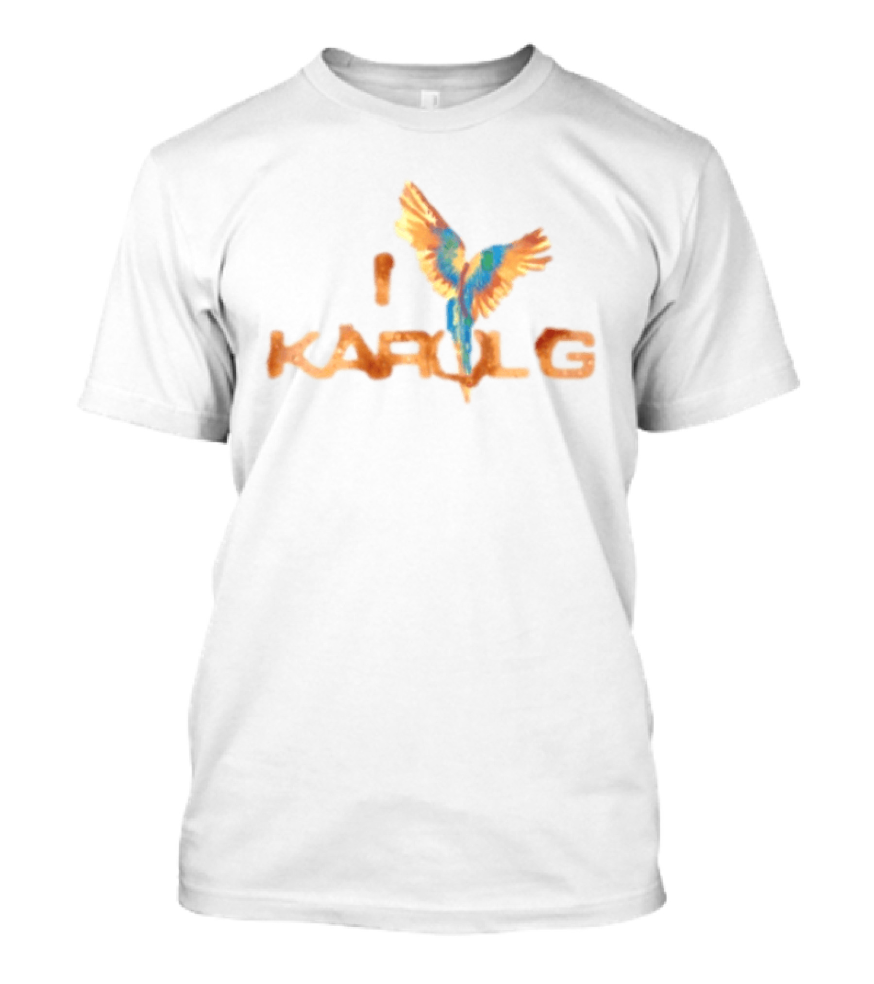 I Love Karol G Parrot Bird T-Shirt