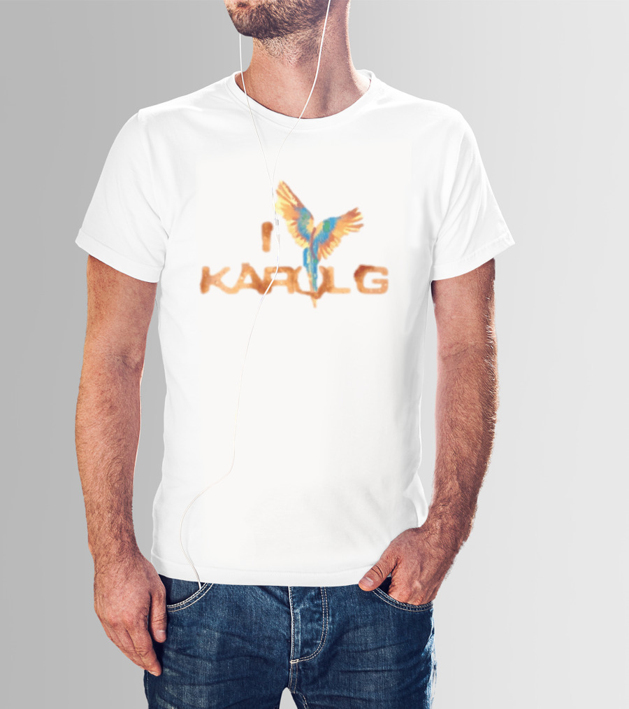 I Love Karol G Parrot Bird T-Shirt