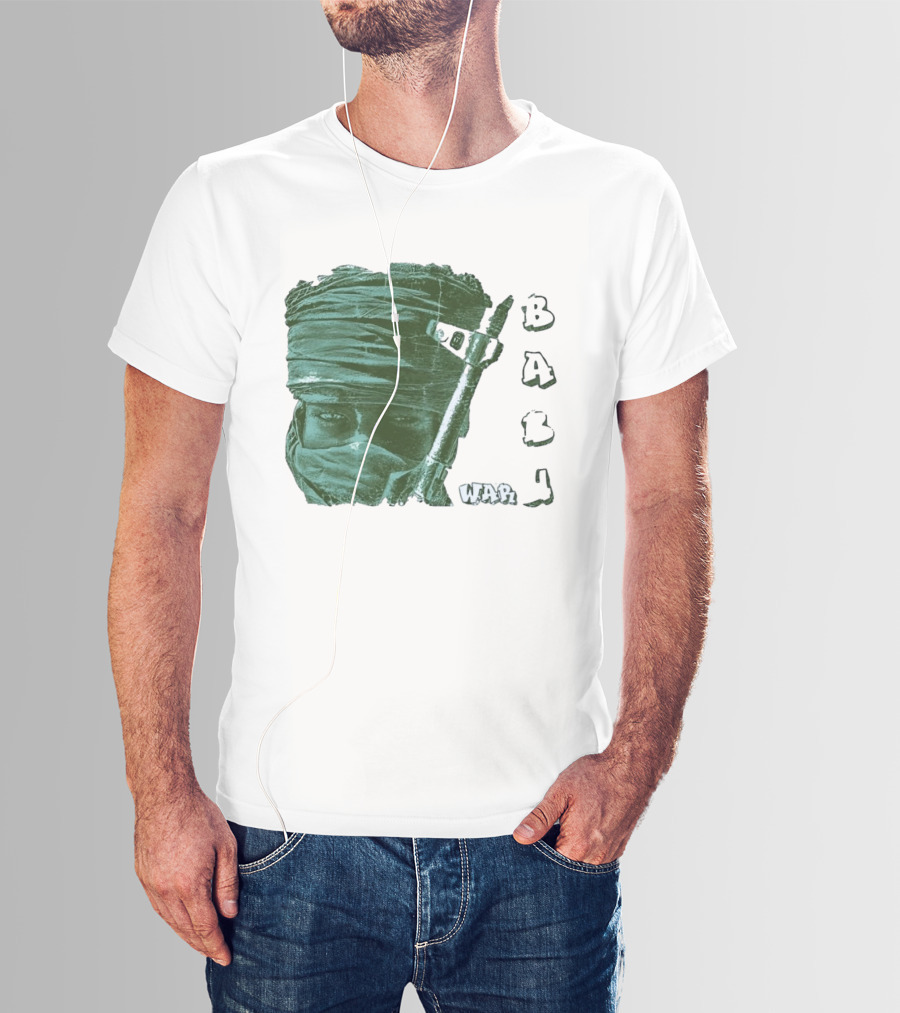 War Baby Soldier With Rifle And Turban T-Shirt