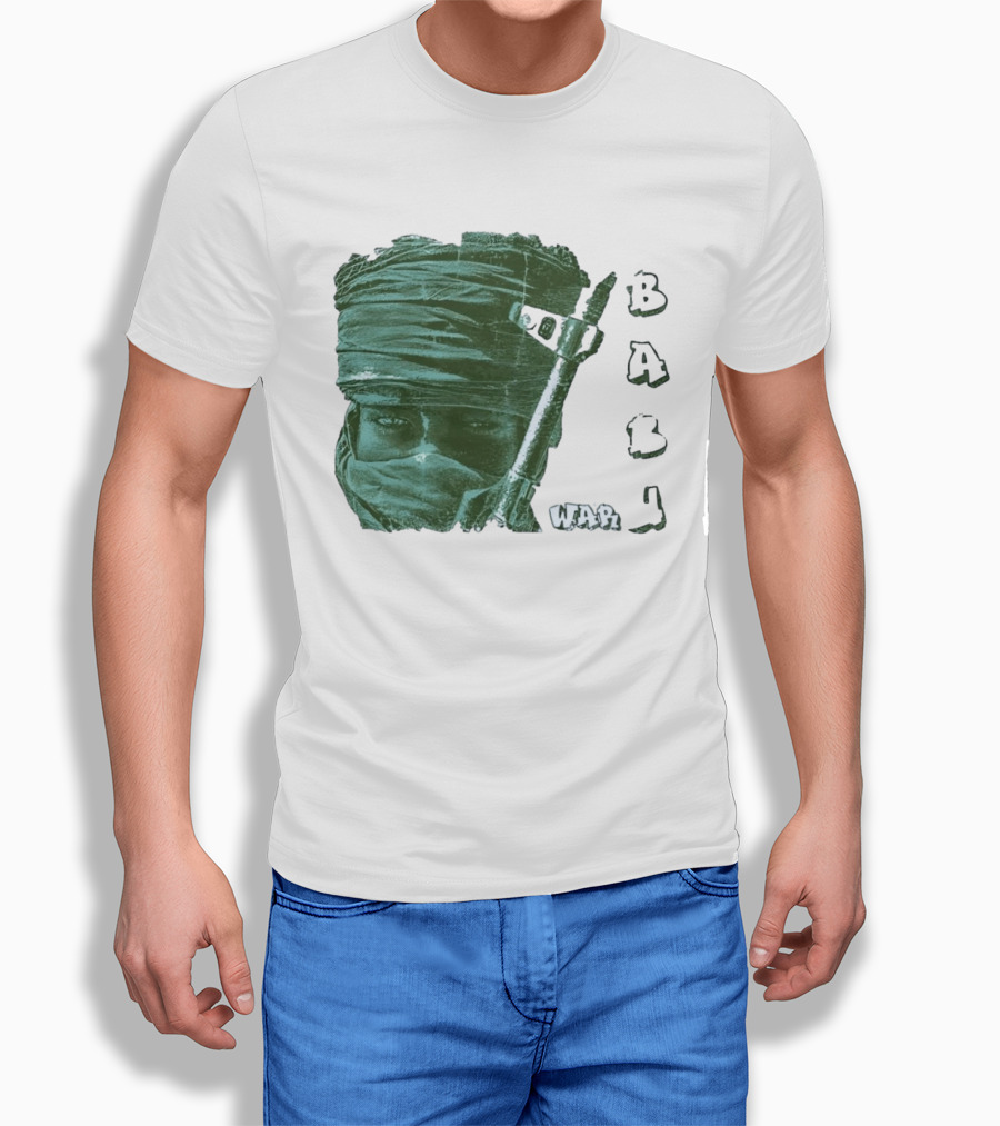 War Baby Soldier With Rifle And Turban T-Shirt