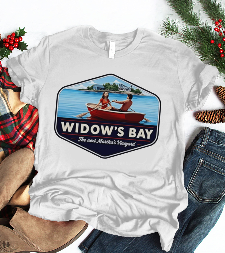 Widow's Bay Scenic Boating Couple The Next Martha's Vineyard T-Shirt