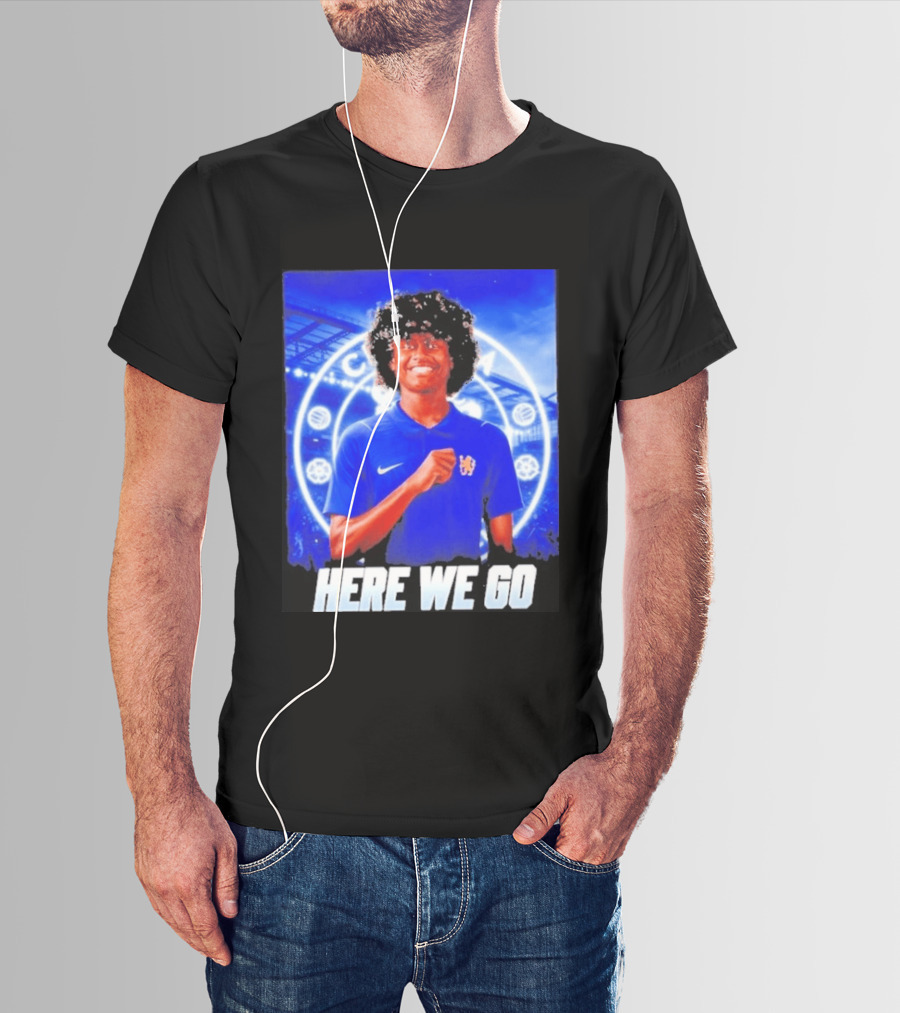 Benji Flowers Chelsea Football Here We Go T-Shirt