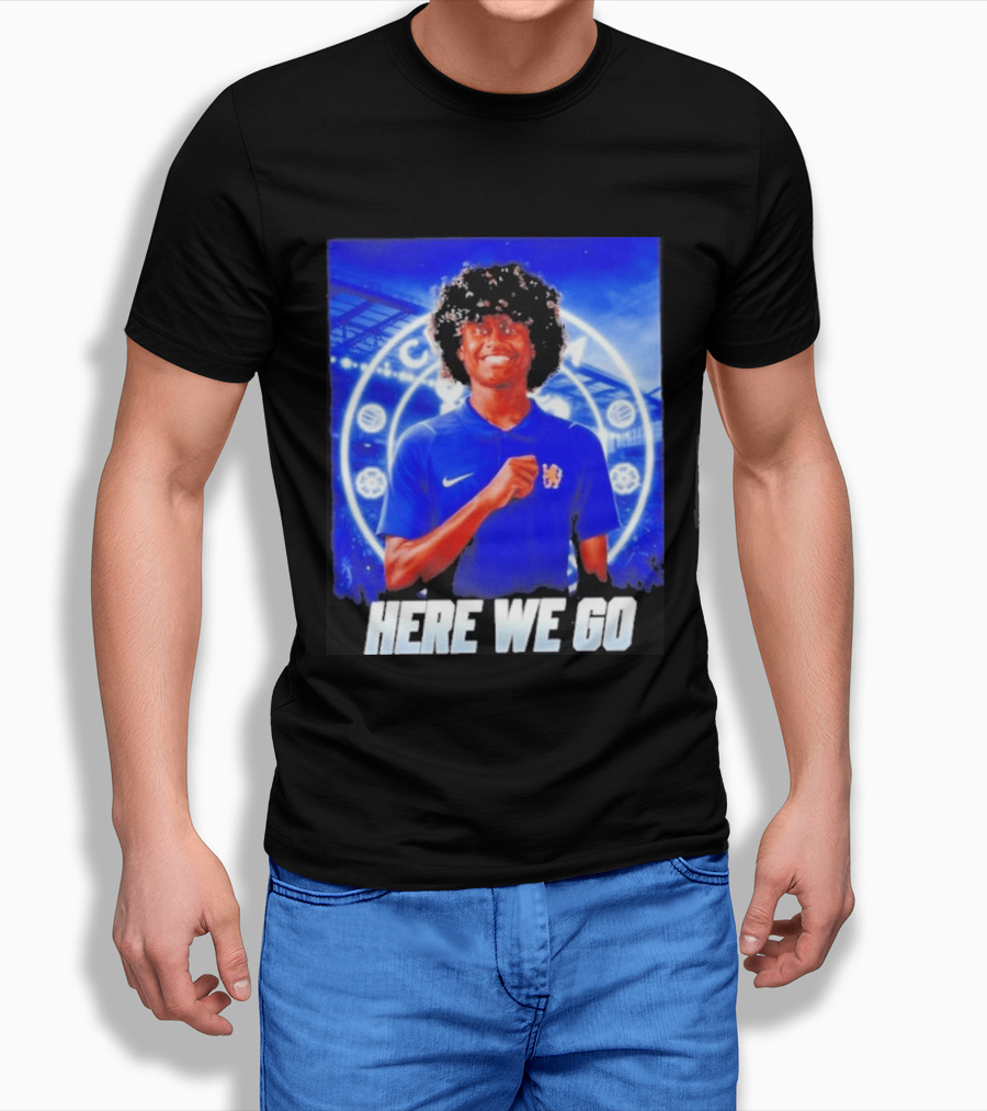 Benji Flowers Chelsea Football Here We Go T-Shirt