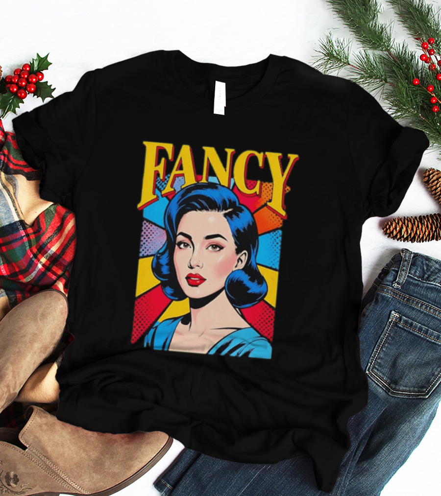 Fancy Pop Art Comic Woman T-Shirt