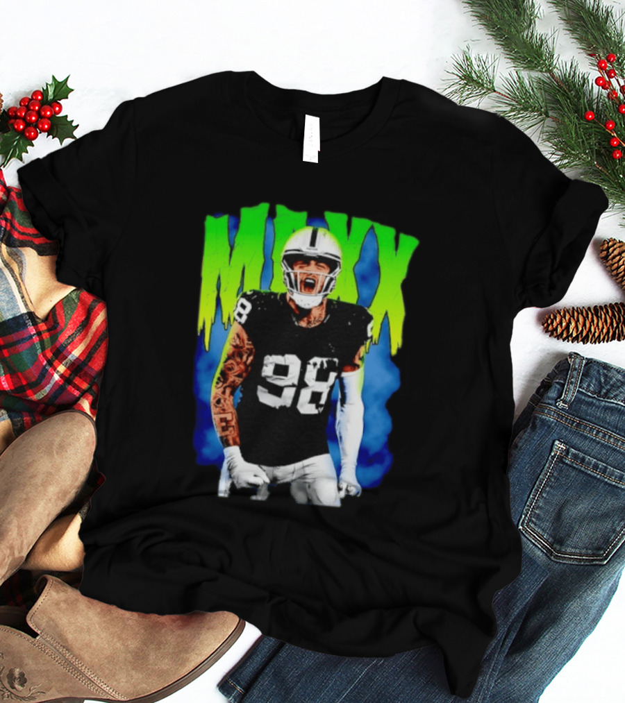 Maxx Crosby 98 Las Vegas Raiders Football Player Jersey T-Shirt