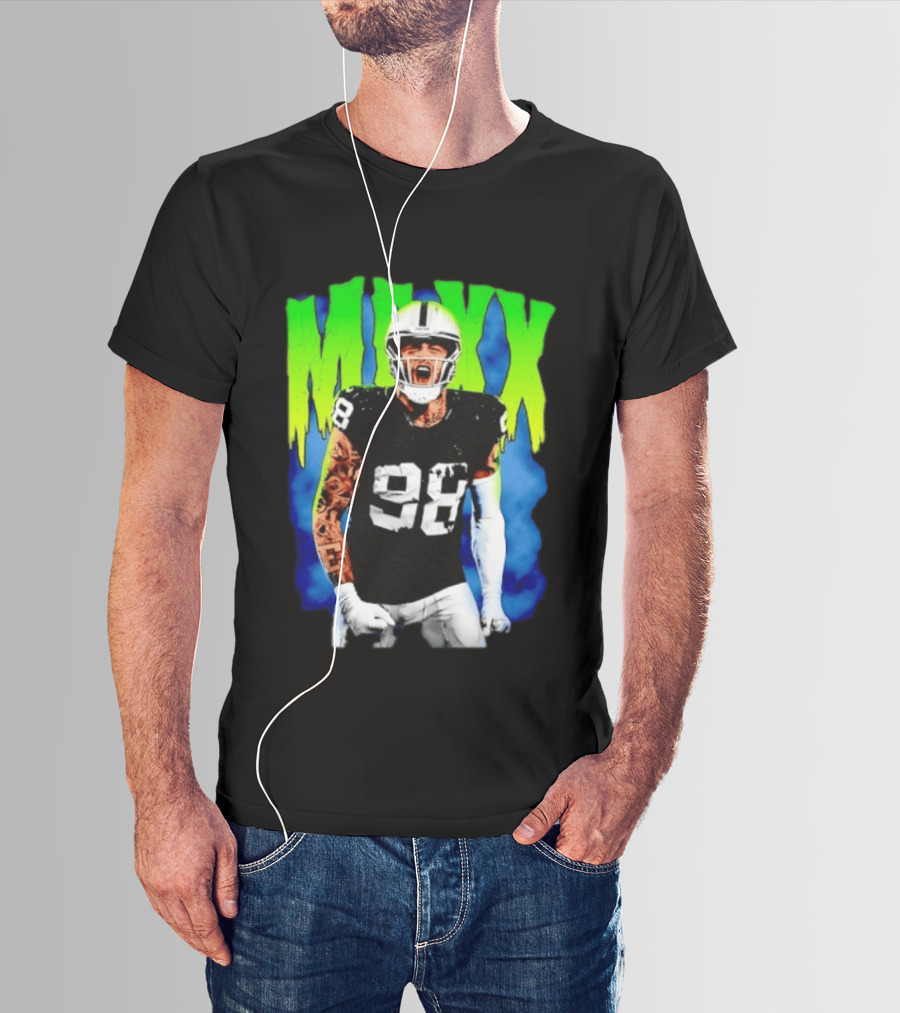Maxx Crosby 98 Las Vegas Raiders Football Player Jersey T-Shirt