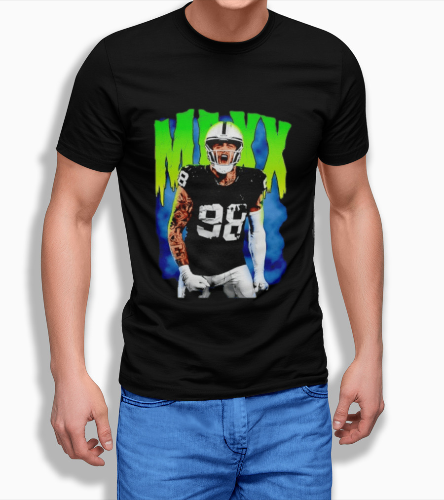 Maxx Crosby 98 Las Vegas Raiders Football Player Jersey T-Shirt