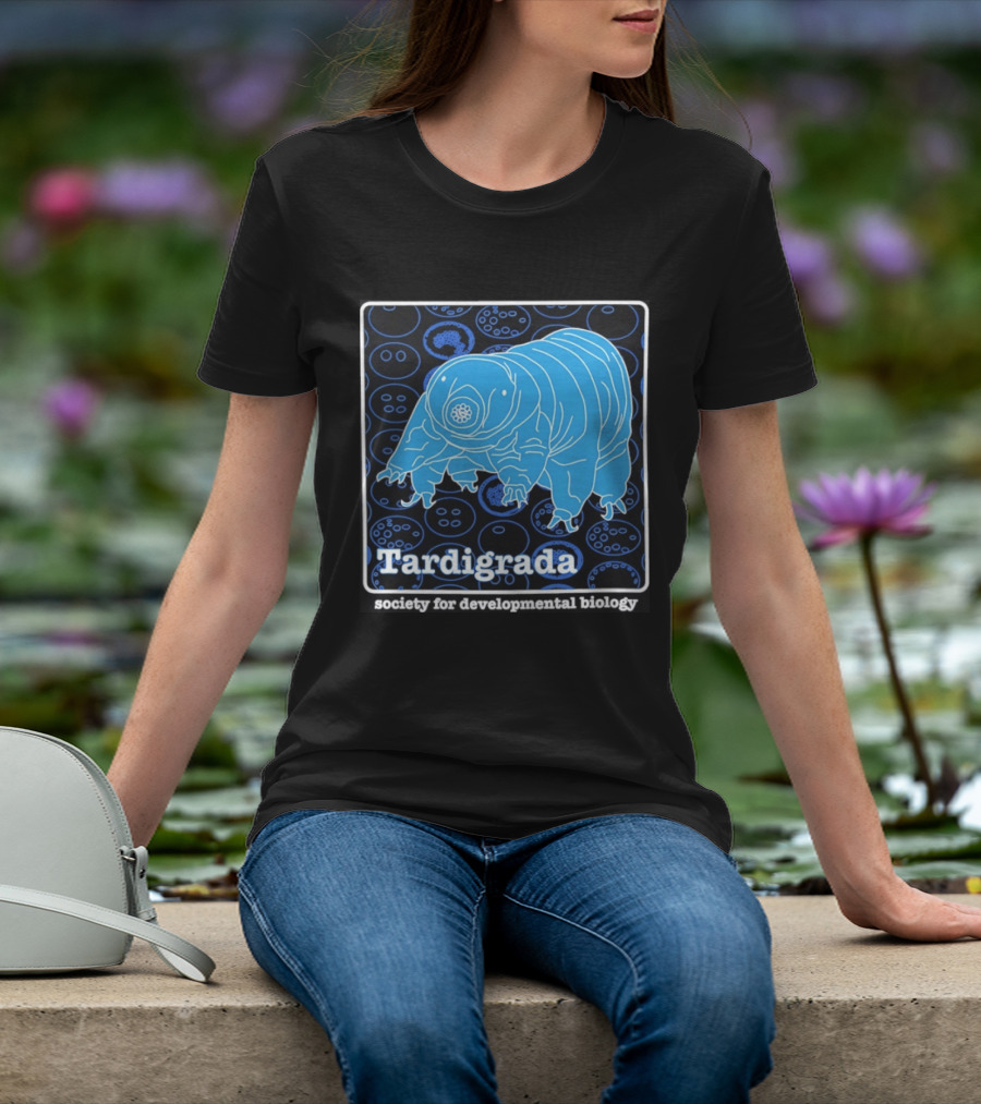 Tardigrada Society For Developmental Biology Blue Water Bear T-Shirt