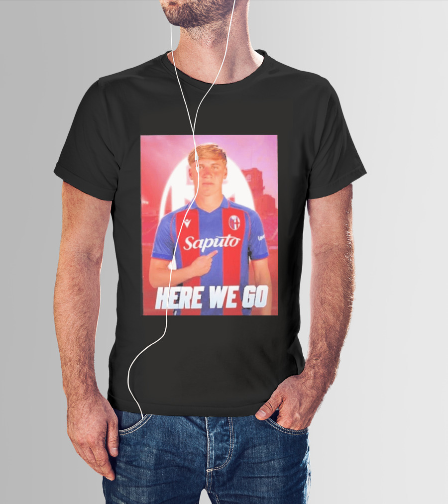 Mikel Amondarain Saputo Bologna FC Here We Go T-Shirt