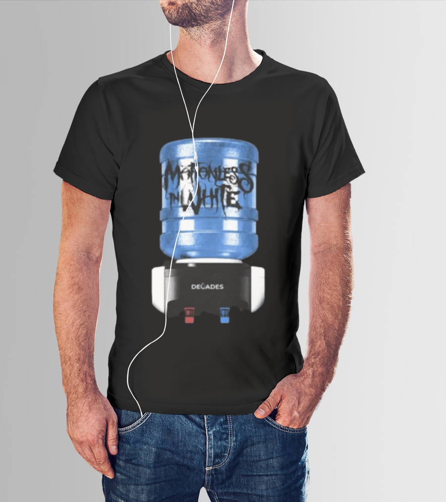 Motionless In White Coworker Band Of The Year Blue Water Cooler Decades T-Shirt
