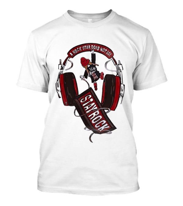 Stay Rock A Rock Star Does Not Age Music Lover T-Shirt
