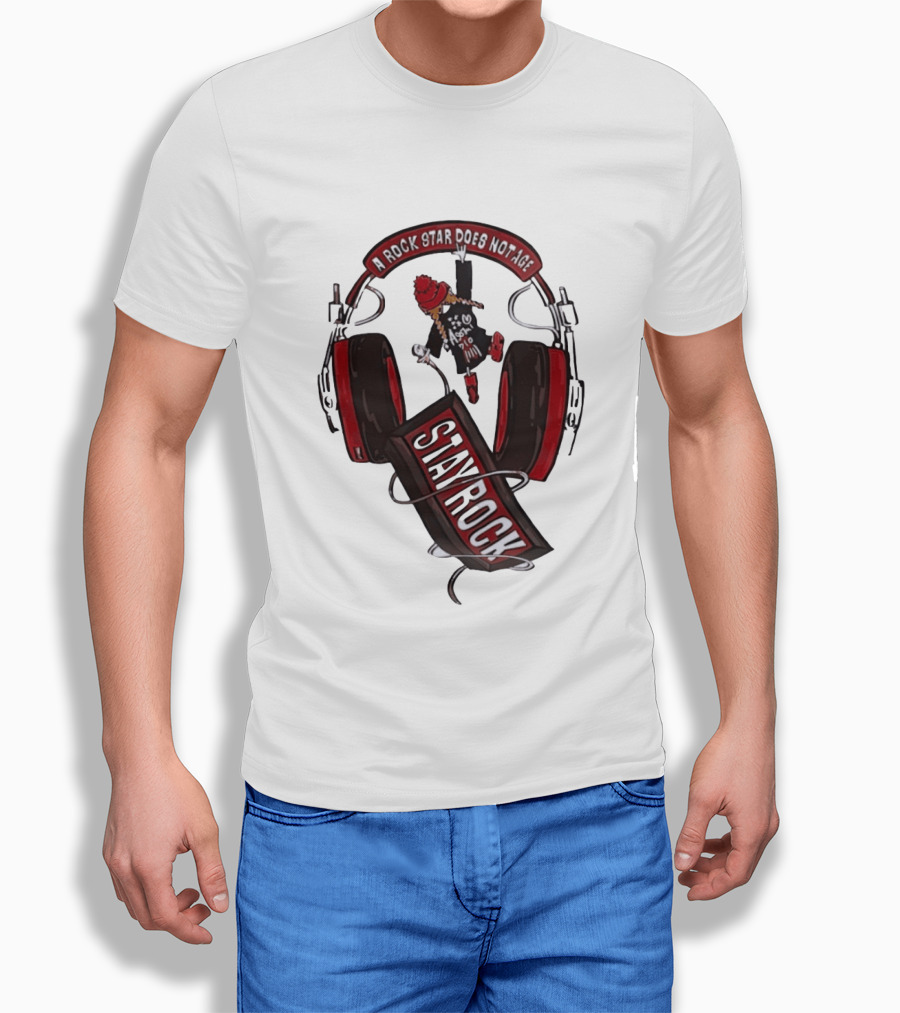 Stay Rock A Rock Star Does Not Age Music Lover T-Shirt