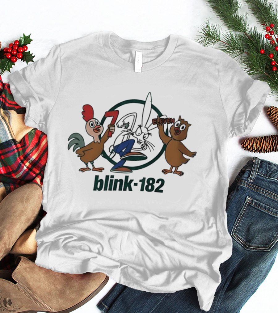 Blink 182 San Diego Comic Con 2026 Cartoon Characters 7 Eleven Collaboration T-Shirt