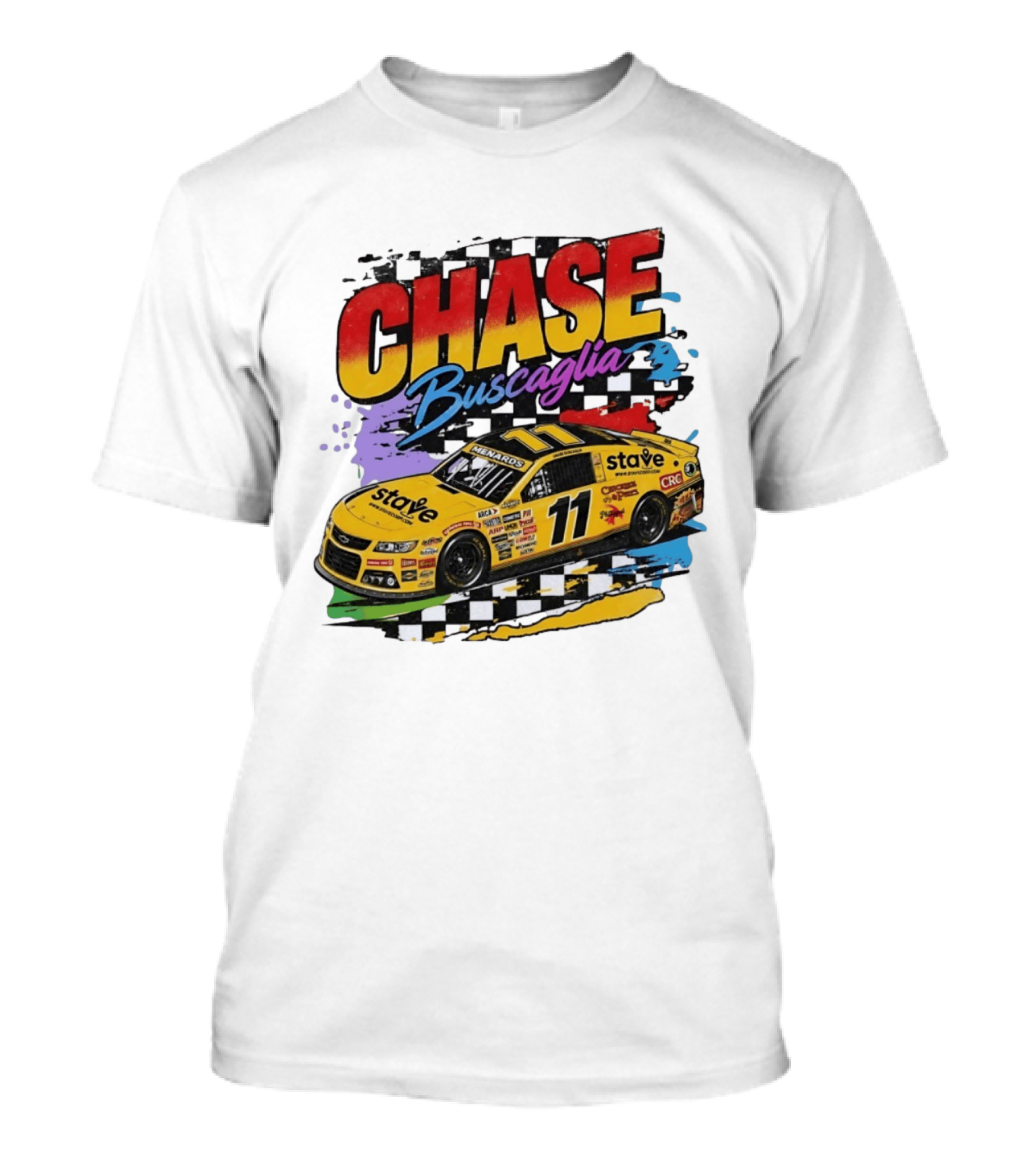 Chase Buscaglia Stave Racing Car 11 Bootleg T-Shirt