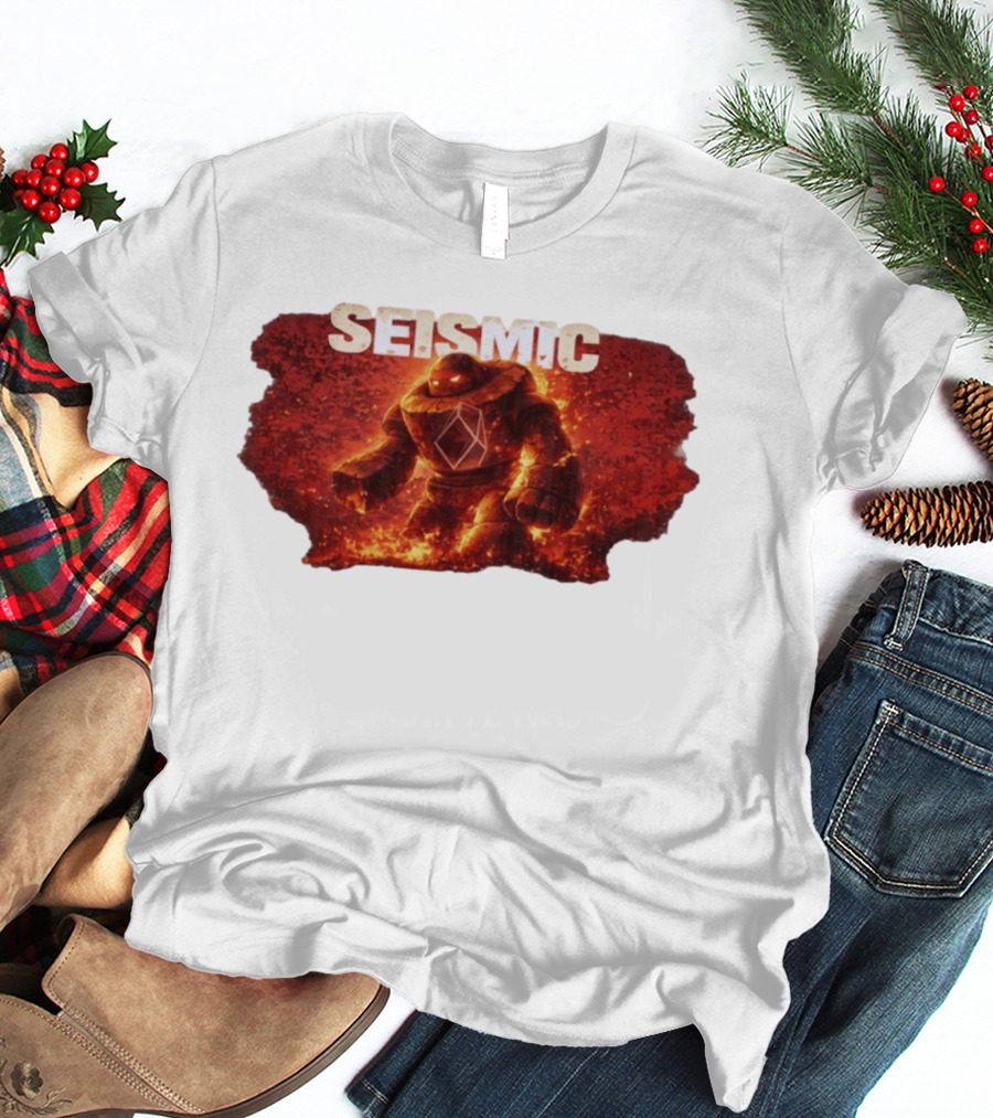 Seismic Magnitude Lava Golem Erupts With Power T-Shirt