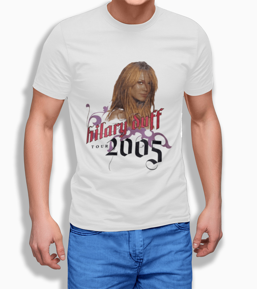 Hilary Duff Tour 2005 Y2K Vintage Style Nostalgia Pop T-Shirt