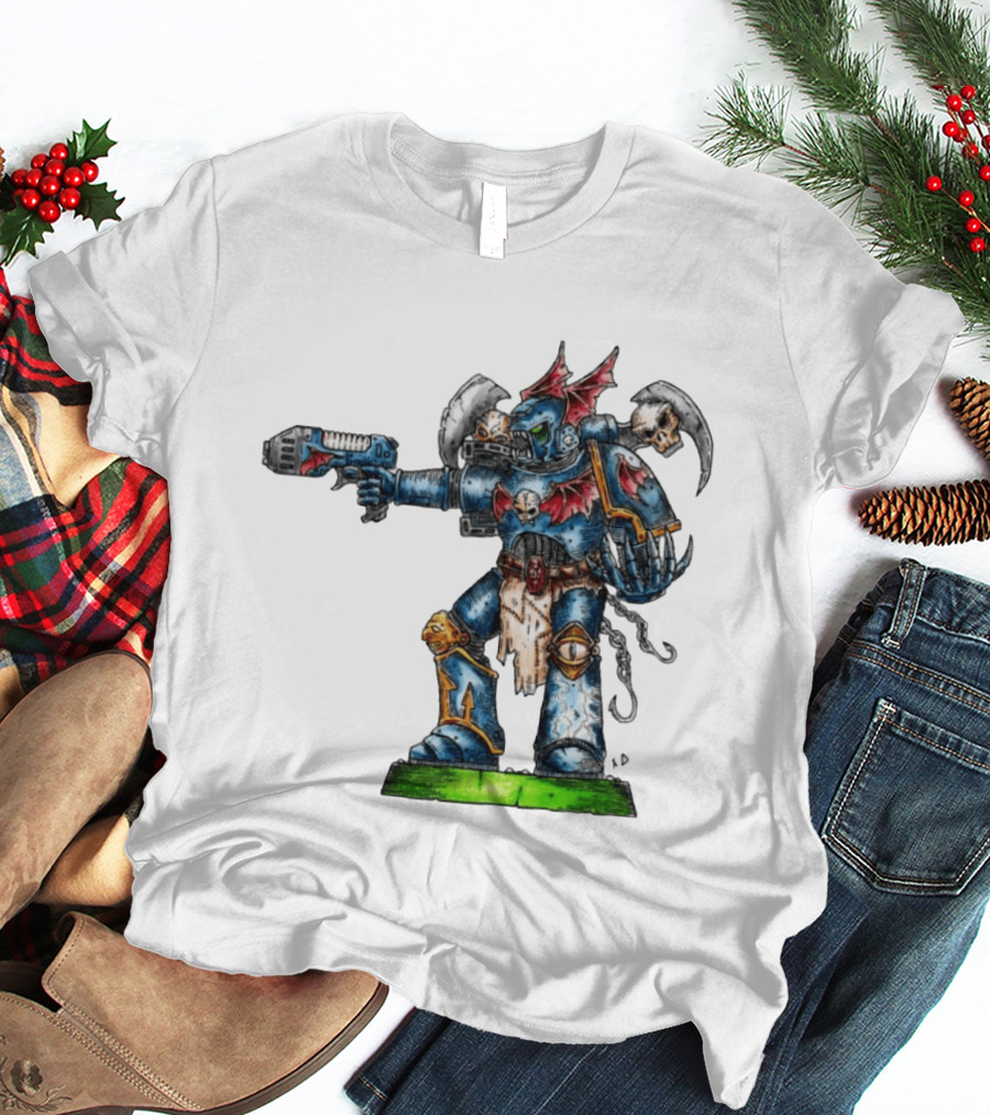 Warhammer 40K Night Lords Chaos Space Marine By Niklas Wistedt T-Shirt