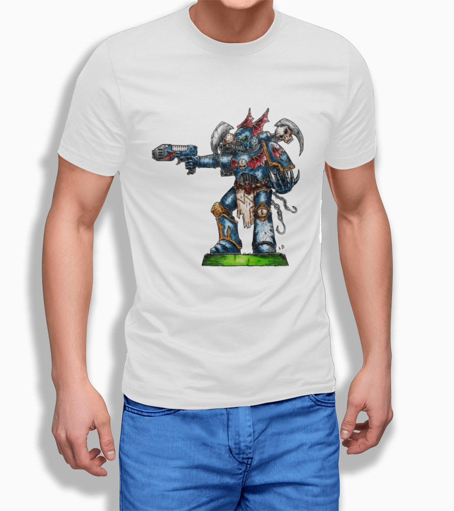Warhammer 40K Night Lords Chaos Space Marine By Niklas Wistedt T-Shirt