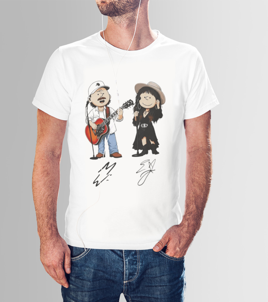 Morgan Wallen Lainey Wilson Peanuts Guitar Country Music T-Shirt