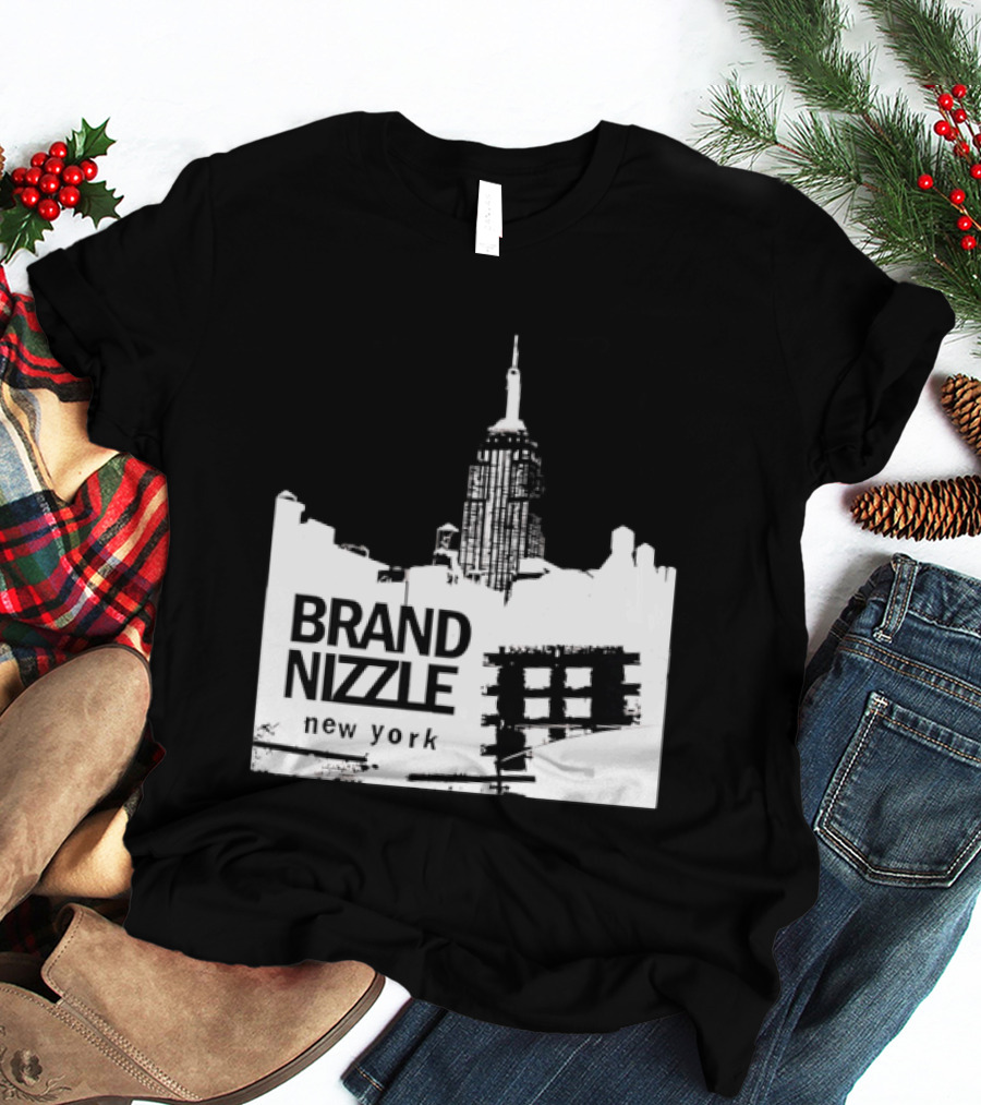 BRAND NIZZLE New York Empire State Building Skyline T-Shirt