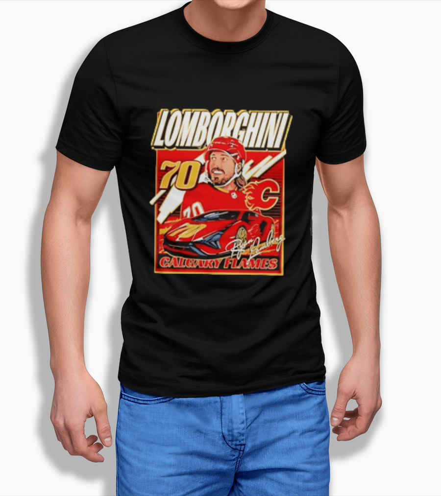 Lomborghini Ryan Lomberg 70 Calgary Flames T-Shirt