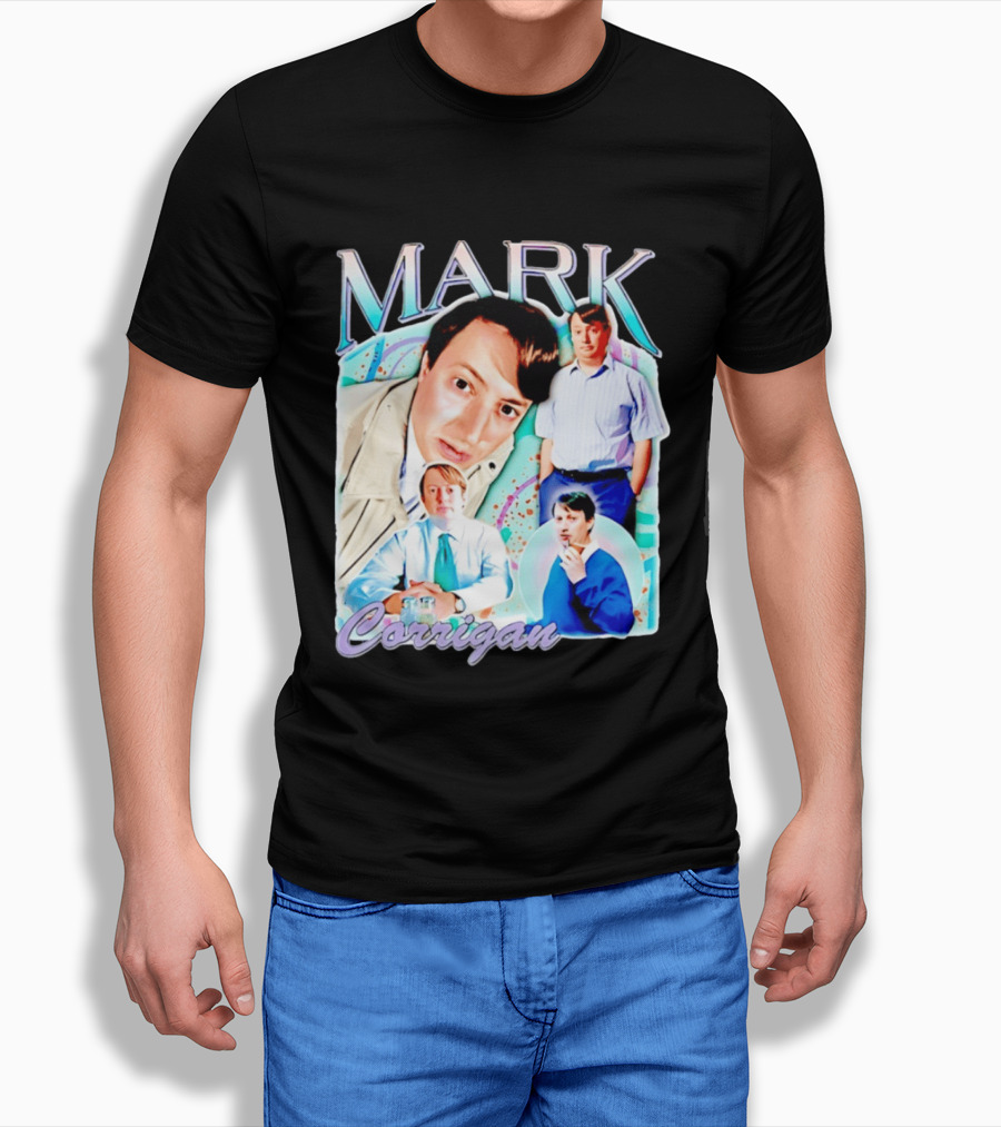 Mark Corrigan Peep Show Character Collage T-Shirt